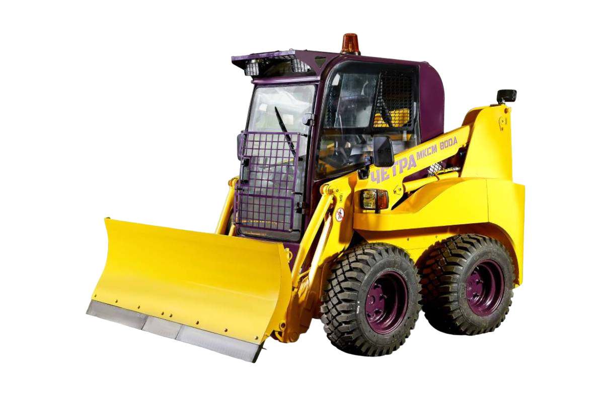 Отвал с гидравлическим поворотом